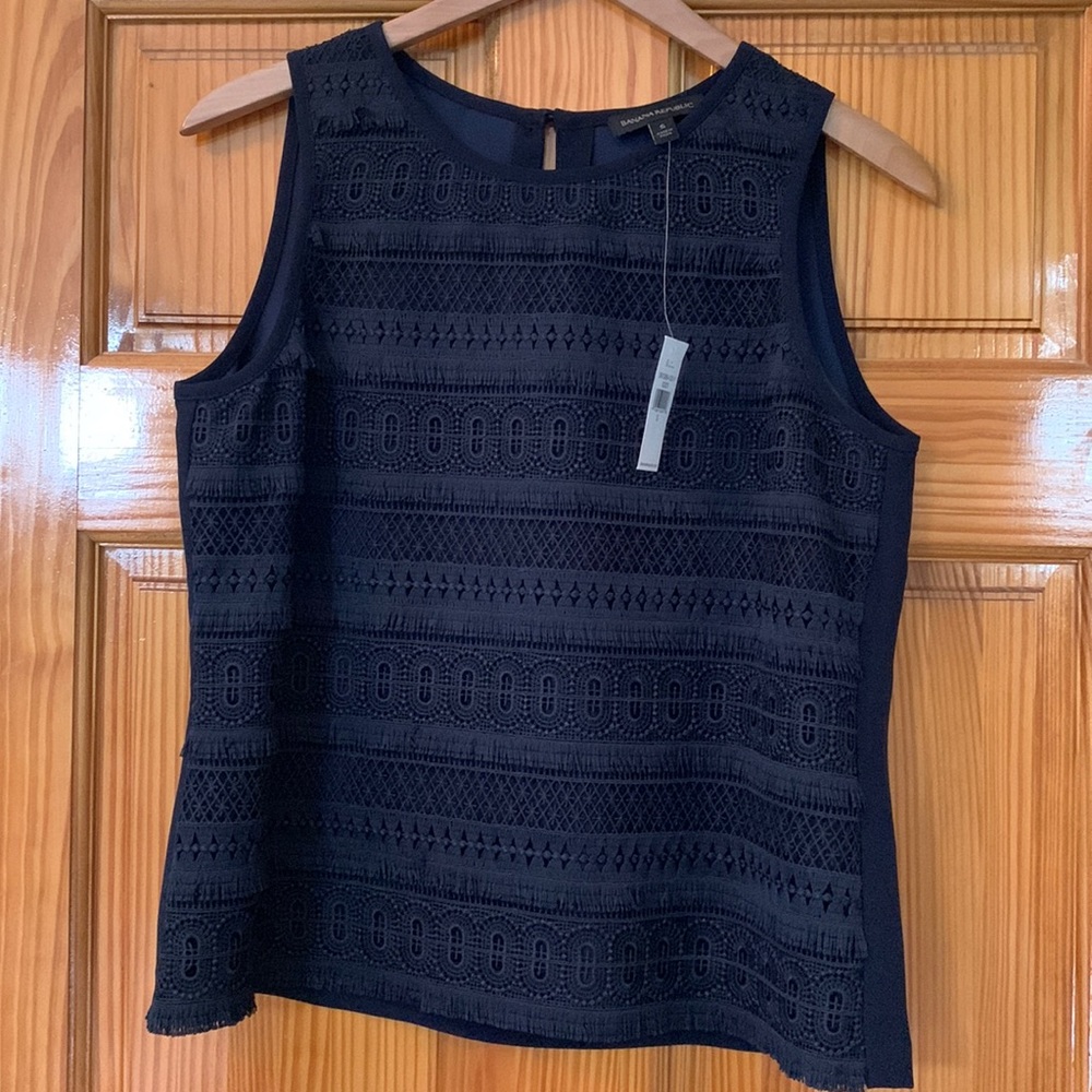 Banana Republic Navy Blue Tank